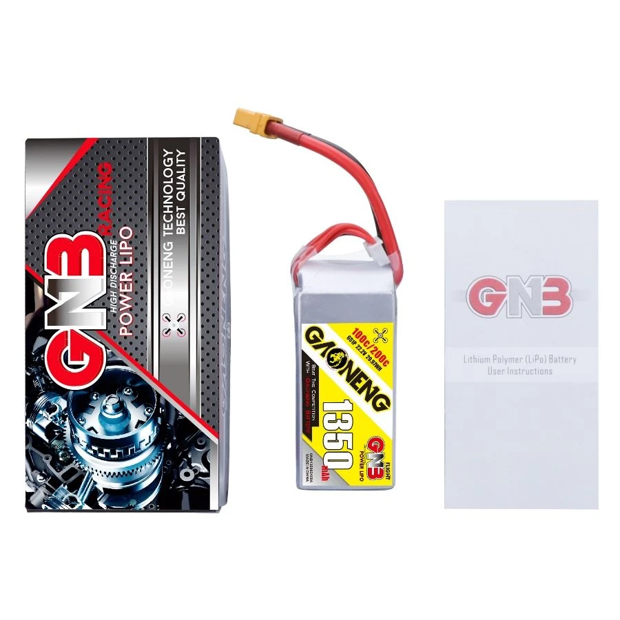 GNB 1350mAh 6S 100C LiPo Battery 4 GNB 1350mAh 6S 100C LiPo Battery - Image 2