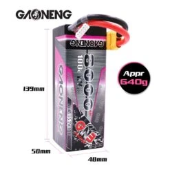 GNB 8000mAh 4S 100C Hardcase LiHV Battery (XT90) -SkyRC Store 0008384 gnb 8000mah 4s 100c hardcase lihv battery xt90