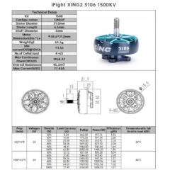 IFlight XING2 3106 1500KV Motor -SkyRC Store 0009787 iflight xing2 3106 1500kv motor