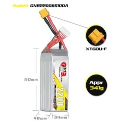 GNB 2200mAh 6S 100C LiPo Battery -SkyRC Store 0010135 gnb 2200mah 6s 100c lipo battery