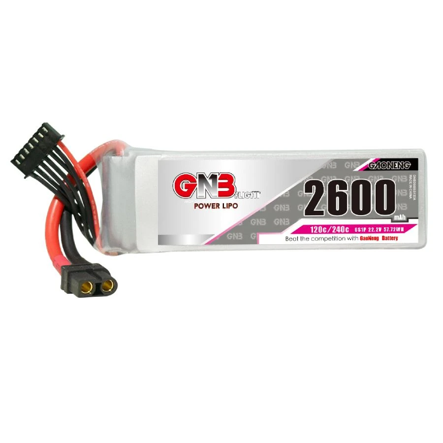 GNB 2600mAh 6S 120C LiPo Battery 3 GNB 2600mAh 6S 120C LiPo Battery