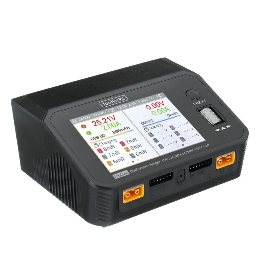 ToolkitRC M6DAC Dual Smart Charger 4 ToolkitRC M6DAC Dual Smart Charger - Image 2