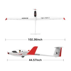 VolantexRC ASW28 2.6m RC Glider (PNP) -SkyRC Store 0012995 volantexrc asw28 26m rc glider pnp