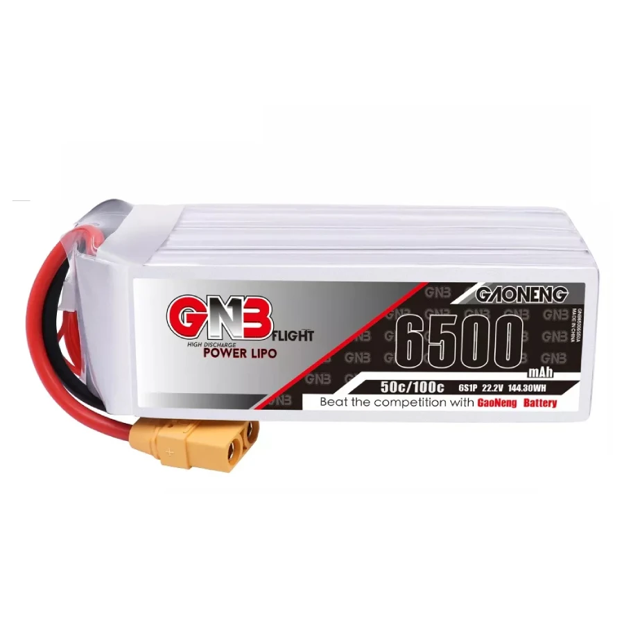 GNB 6500mAh 6S 50C LiPo Battery (XT90) 3 GNB 6500mAh 6S 50C LiPo Battery (XT90)