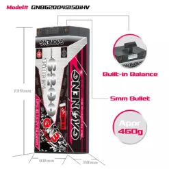 GNB 6200mAh 4S 150C Hardcase LiHV Battery (Deans) -SkyRC Store 0013865 gnb 6200mah 4s 150c hardcase lihv battery deans