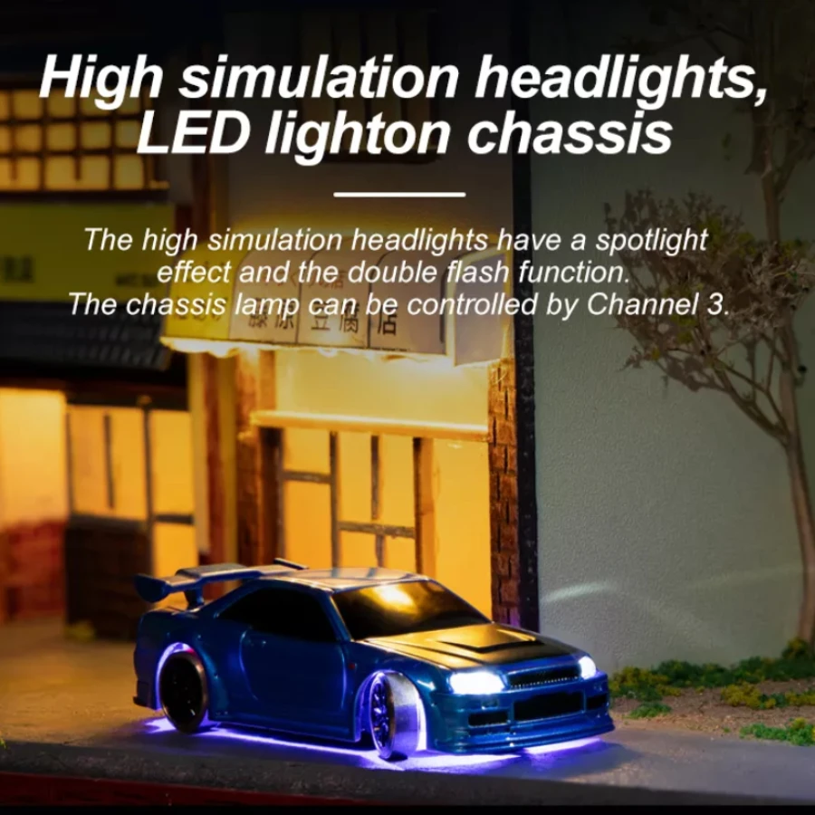 Turbo Racing C64 Drift Car 1:76 RTR (Blue) 7 Turbo Racing C64 Drift Car 1:76 RTR (Blue) - Image 5