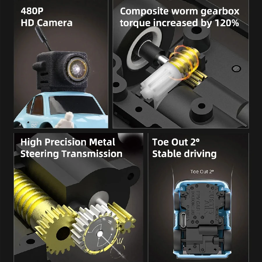 SNT JustAir Q25-240 FPV Car RTR (Silver) 4 SNT JustAir Q25-240 FPV Car RTR (Silver) - Image 2