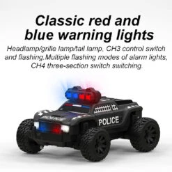 Turbo Racing C82 Off-Road Police Car 1:76 (Car Only) -SkyRC Store 0015365 turbo racing c82 off road police car 176 car only