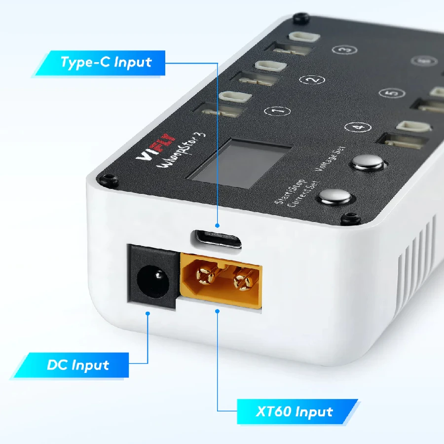 VIFLY WhoopStor 3 1S LiPo Battery Charger (PH2 / BT2.0) 7 VIFLY WhoopStor 3 1S LiPo Battery Charger (PH2 / BT2.0) - Image 5